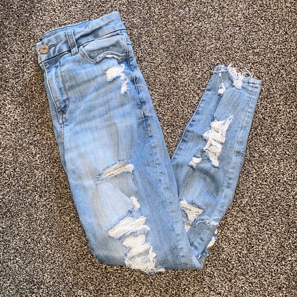 American Eagle Outfitters Denim - Like new Curvy Hi-Rise Jegging Crop